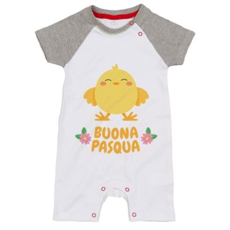 Pagliaccetto neonato personalizzabile con nome buona...