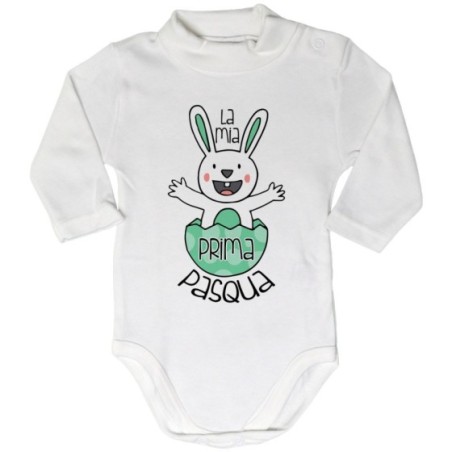 Body lupetto neonato personalizzabile con nome prima...
