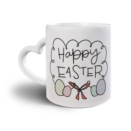 Tazza happy easter con uova Pasqua