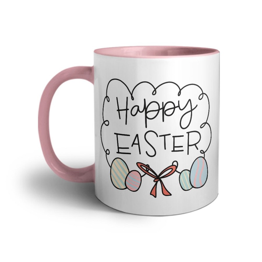 Tazza happy easter con uova Pasqua