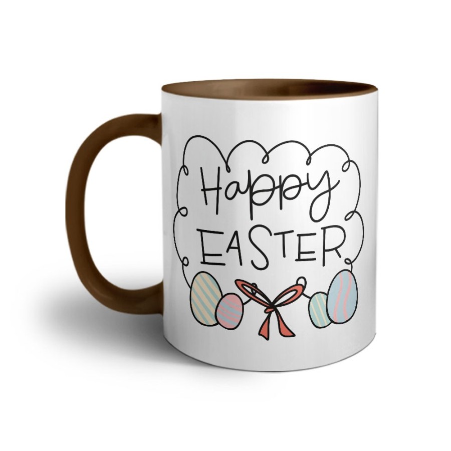 Tazza happy easter con uova Pasqua