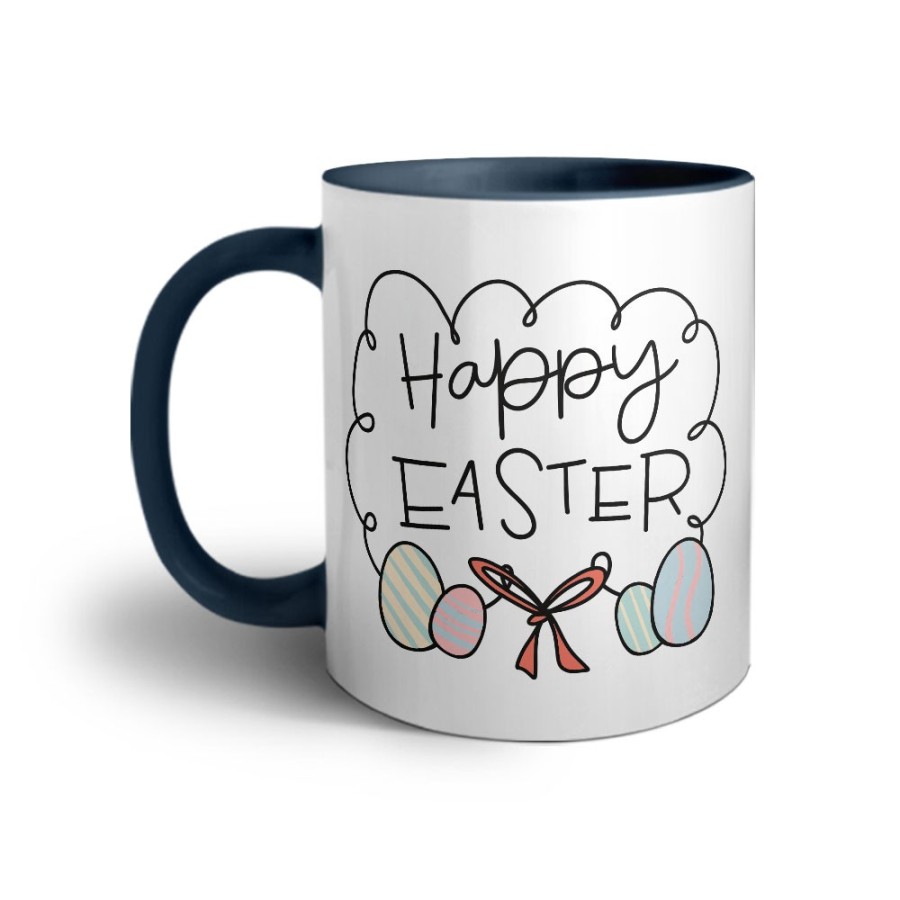 Tazza happy easter con uova Pasqua
