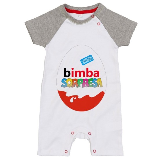 Pagliaccetto neonato bimbo sorpresa Pasqua
