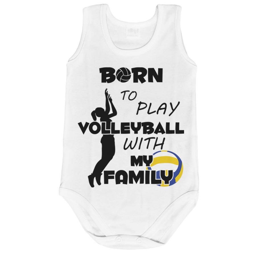 Body neonato born to play volleyball with my family Per la famiglia