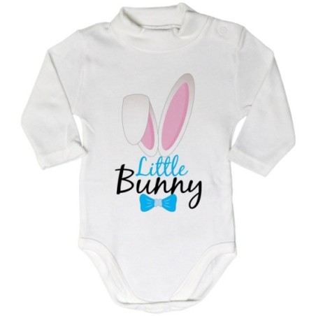 Body lupetto neonato personalizzabile little bunny Pasqua