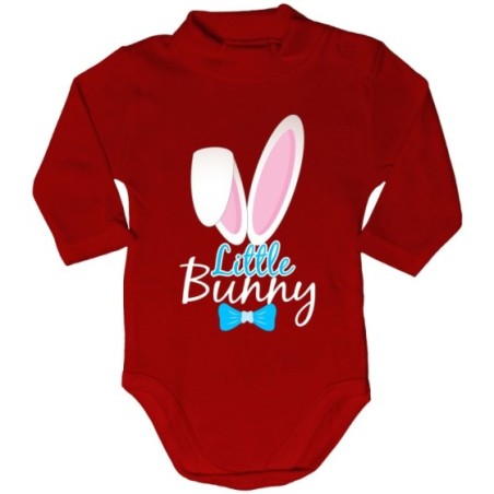 Body lupetto neonato personalizzabile little bunny Pasqua