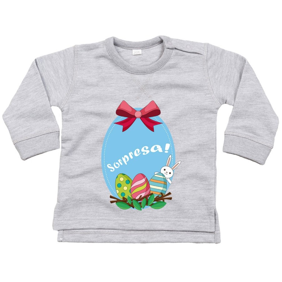 Felpa neonato sorpresa Pasqua