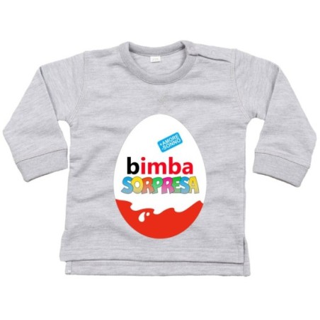 Felpa neonato bimbo sorpresa