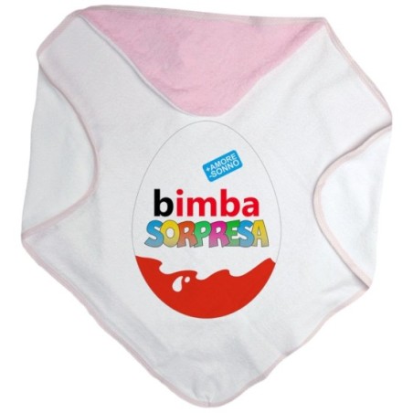 Accappatoio neonato bimbo sorpresa