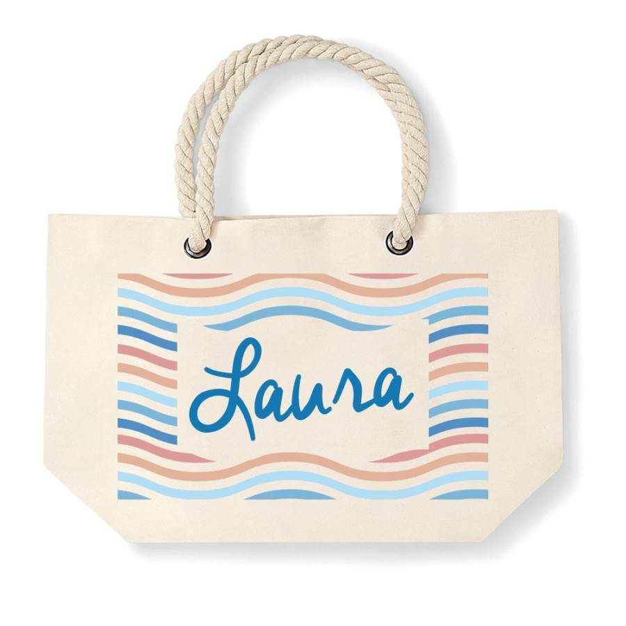 Borsa mare onde personalizzato con nome Summer