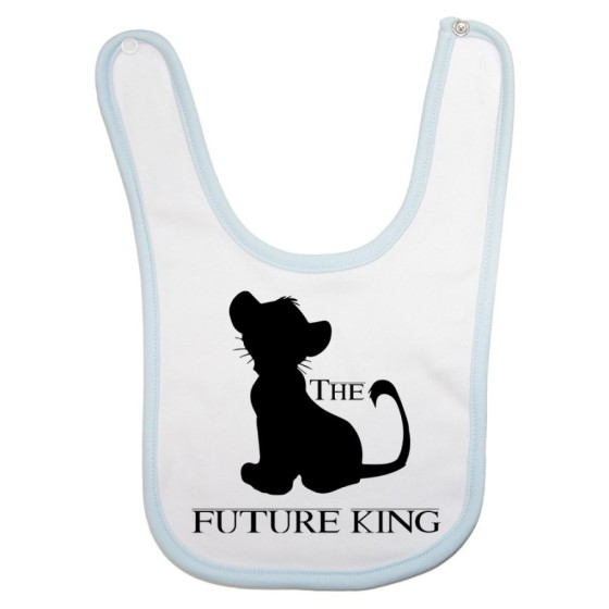 Bavaglino neonato the future king queem lion Per la famiglia