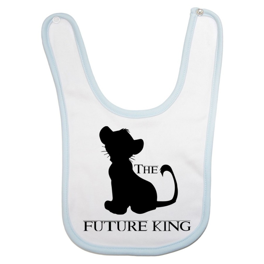 Bavaglino neonato the future king queem lion Per la famiglia