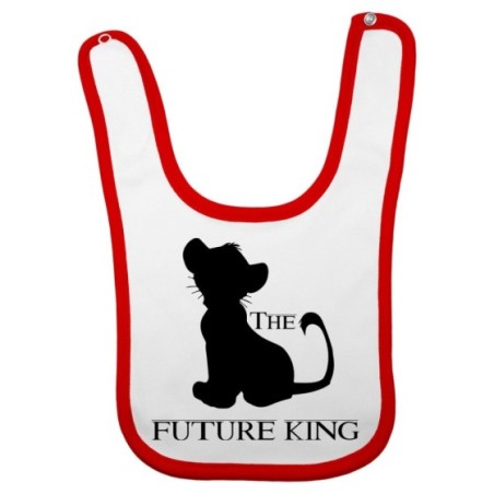 Bavaglino neonato the future king queem lion Per la famiglia