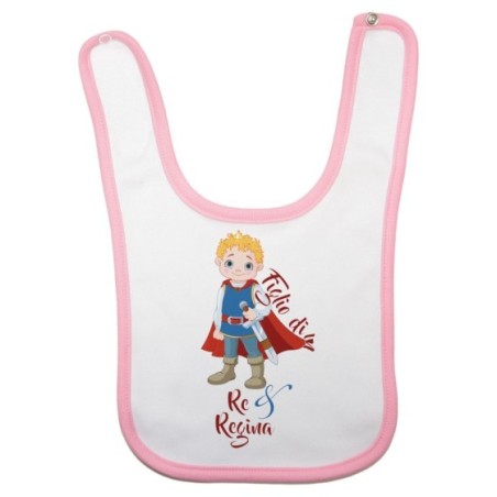 Bavaglino neonata figlio di un re e regina royal Per la famiglia
