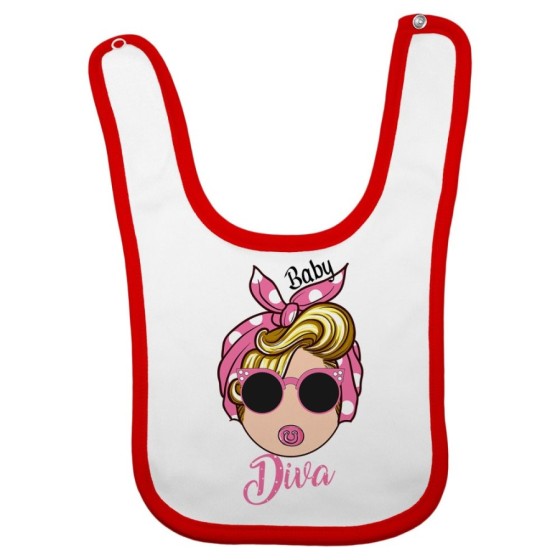 Bavaglino neonata baby diva marilyn Per la famiglia