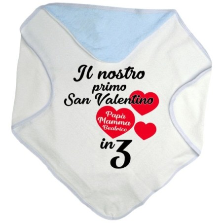 Accappatoio neonato personalizzato con nomi il mio primo...