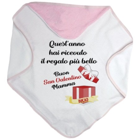 Accappatoio neonato quest'anno hai ricevuto il regalo più bello buon san valentino papà Love