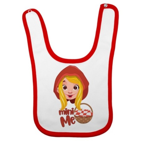 Bavaglino neonata mini me cappuccetto rosso Per la famiglia