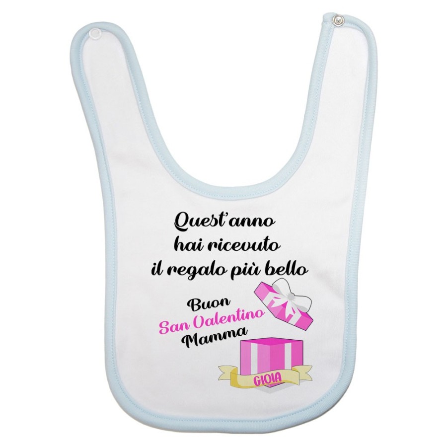 Bavaglino neonato quest'anno hai ricevuto il regalo più bello buon san valentino mamma Love