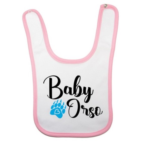 Bavaglino neonato baby orso baby orsa con impronta Per la famiglia