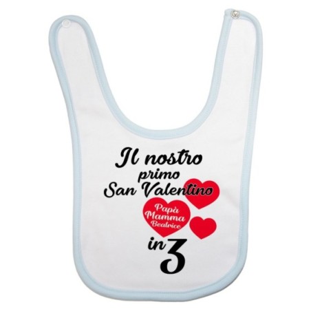 Bavaglino neonato personalizzato con nomi il mio primo...