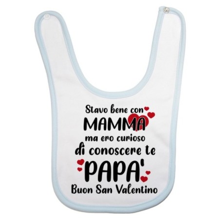 Bavaglino neonato stavo bene con mamma ma ero curioso di...