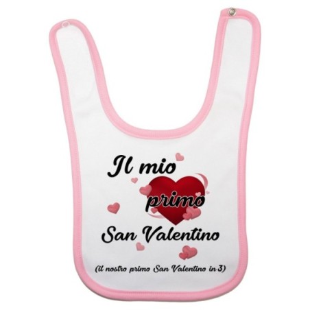 Bavaglino neonato il mio primo san valentino Love