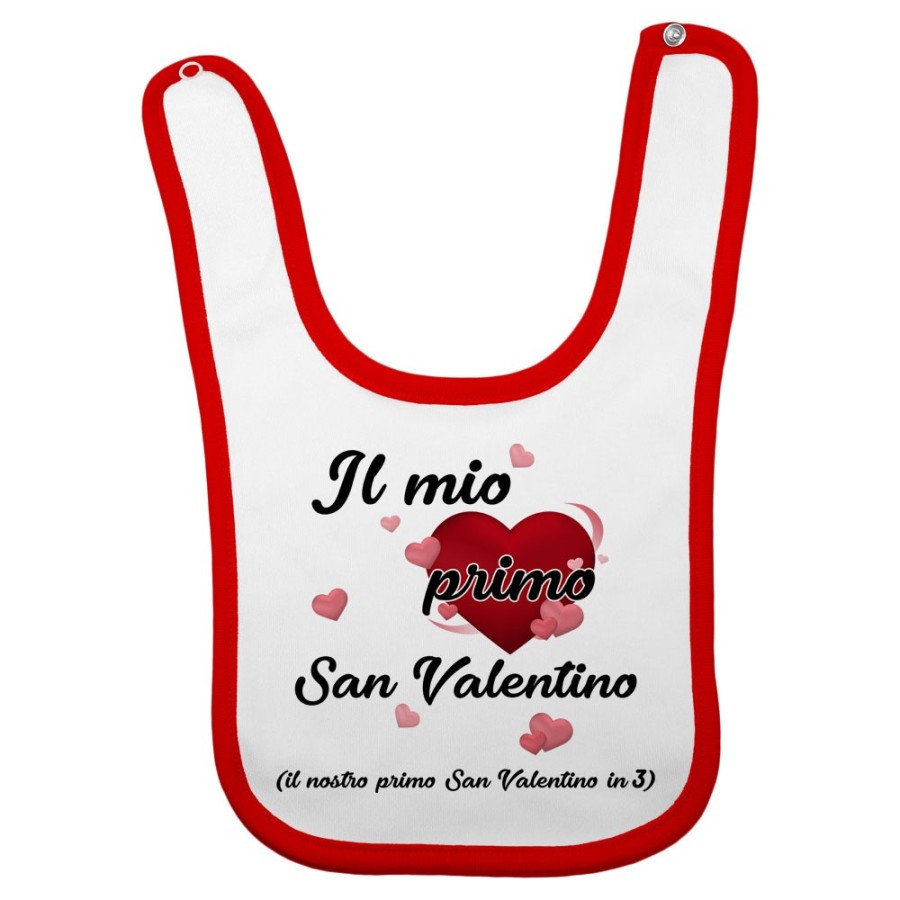 Bavaglino neonato il mio primo san valentino Love