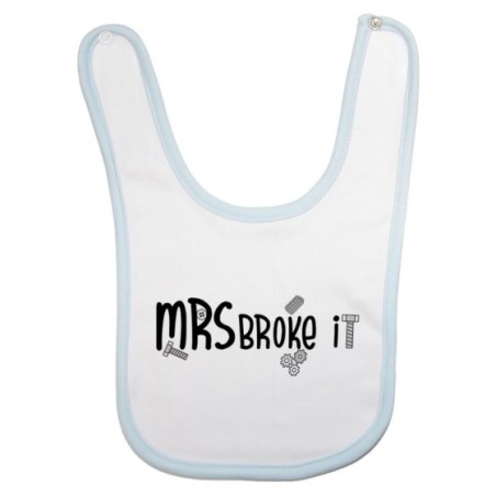 Bavaglino neonato mr mrs broke it Per la famiglia