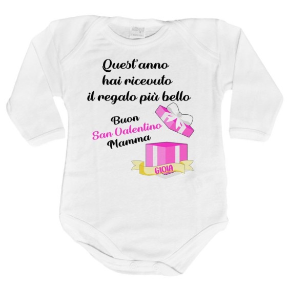 Body neonato quest'anno hai ricevuto il regalo più bello buon san valentino mamma Love