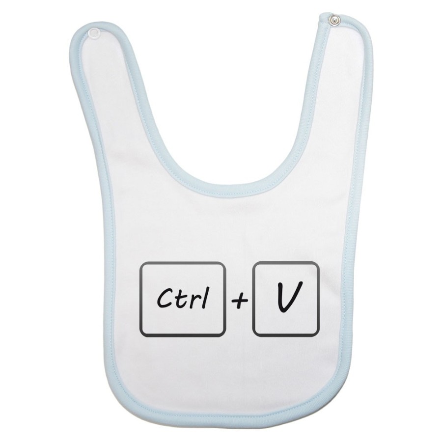 Bavaglino neonato ctrl+v Per la famiglia