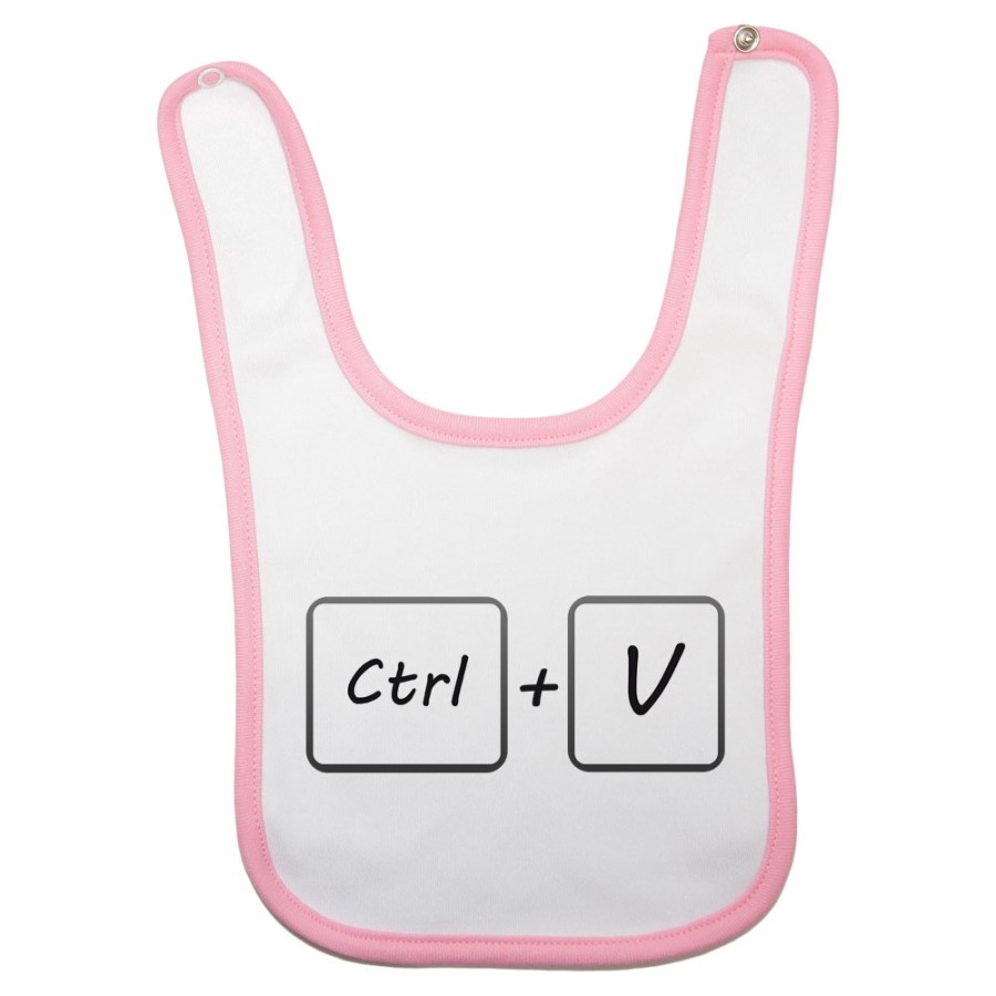 Bavaglino neonato ctrl+v Per la famiglia