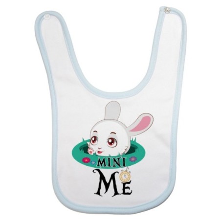 Bavaglino neonato mini me bianconiglio