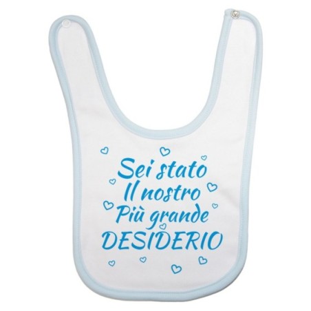 Bavaglino neonato sei stato il nostro più grande desiderio