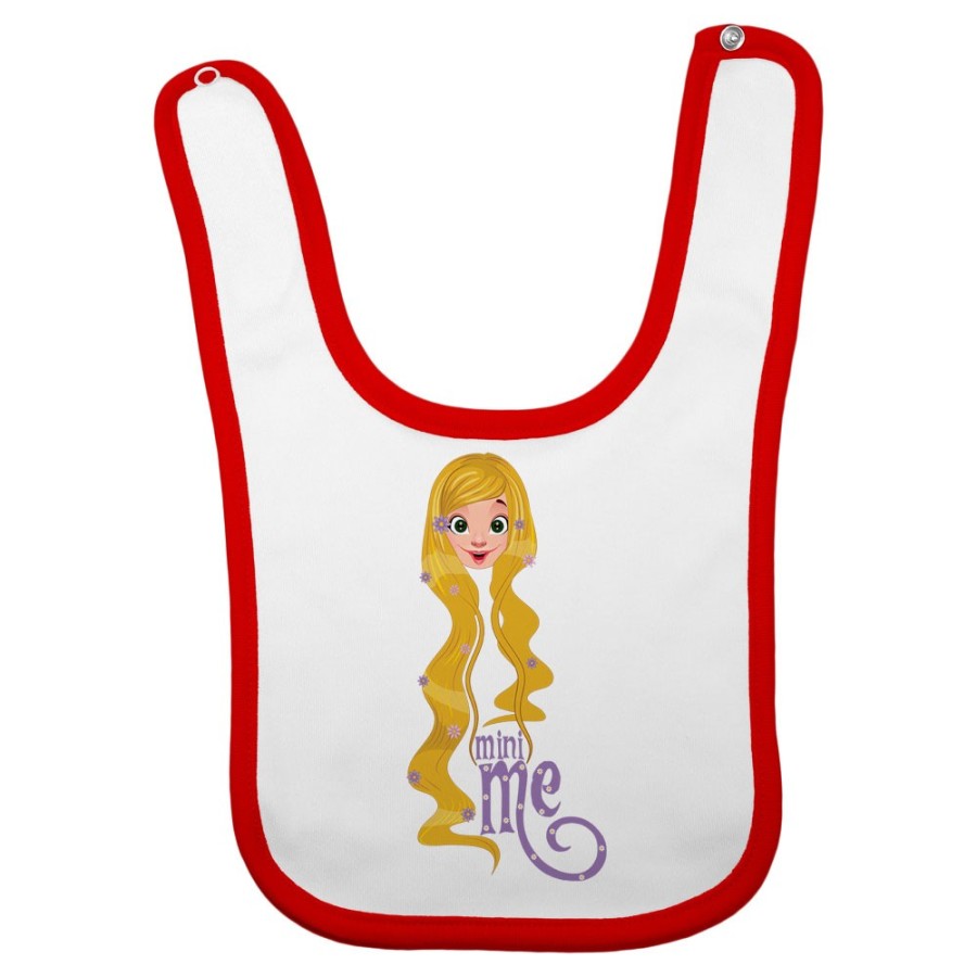 Bavaglino neonata mini me rapunzel Per la famiglia