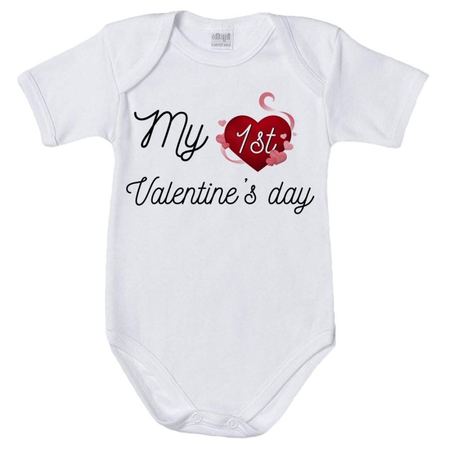 Body neonato my first valentine's day Love