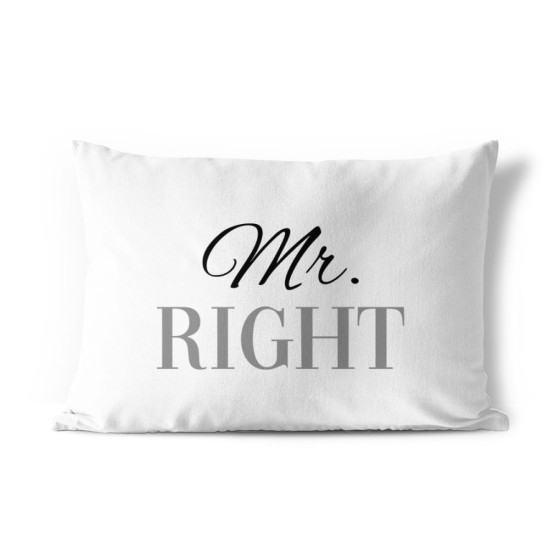 Federa personalizzabile con nome mr right Love