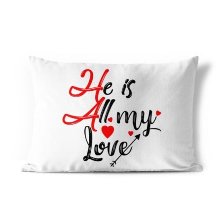 Federa personalizzabile con nome he is all my love