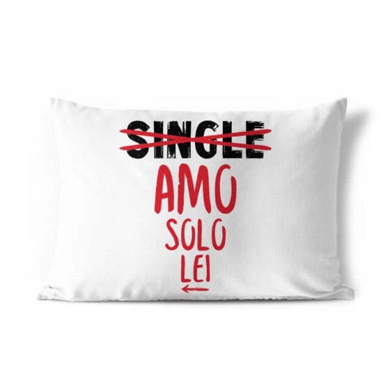 Federa personalizzabile con nome single amo solo lei Love