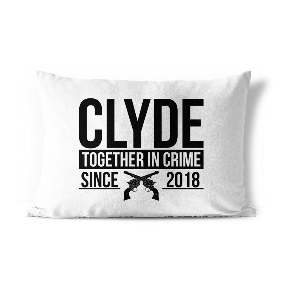 Federa personalizzata con anno clyde together in crime since Love
