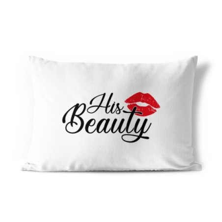 Federa personalizzabile con nome his beauty bacio