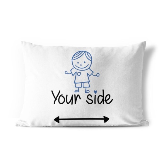 Federa personalizzabile con nome your side with chararcter Love