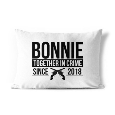 Federa personalizzata con anno bonnie together in crime...