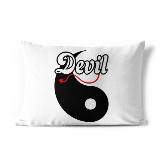 Federa personalizzabile con nome yin devil Love