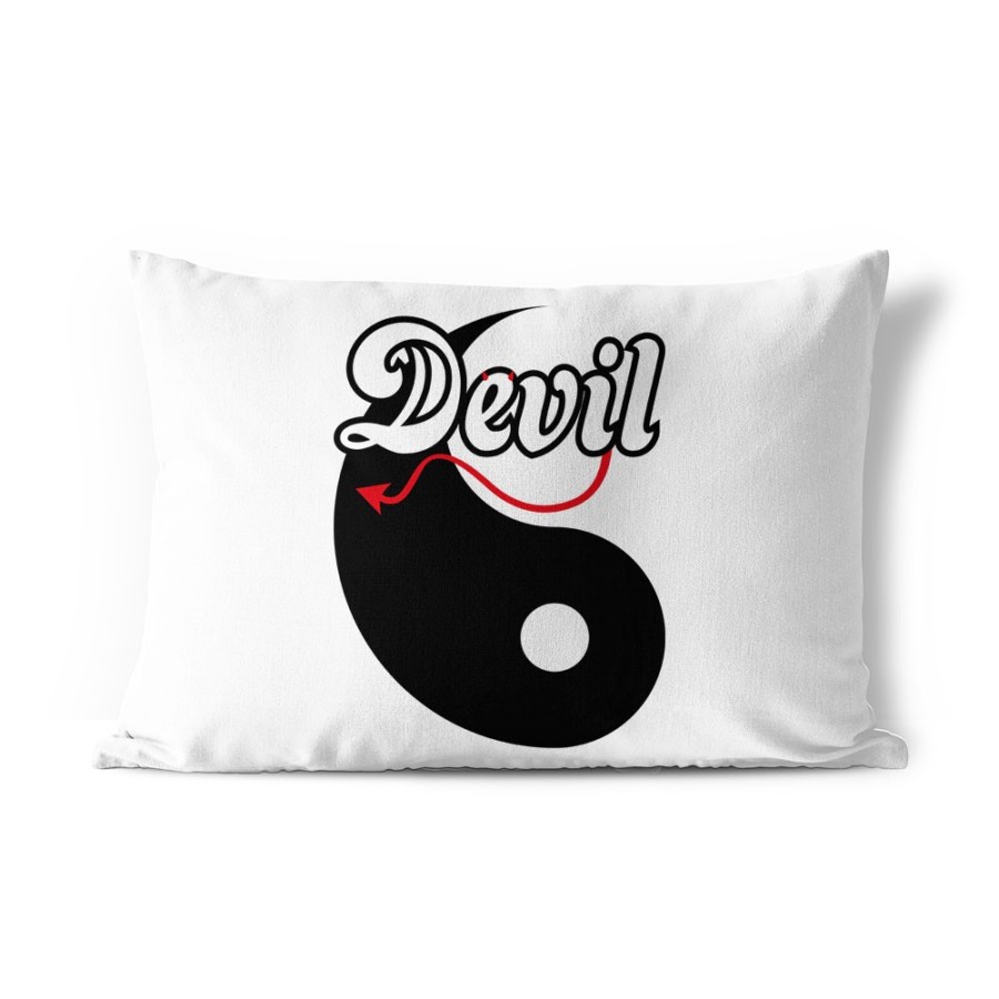 Federa personalizzabile con nome yin devil Love