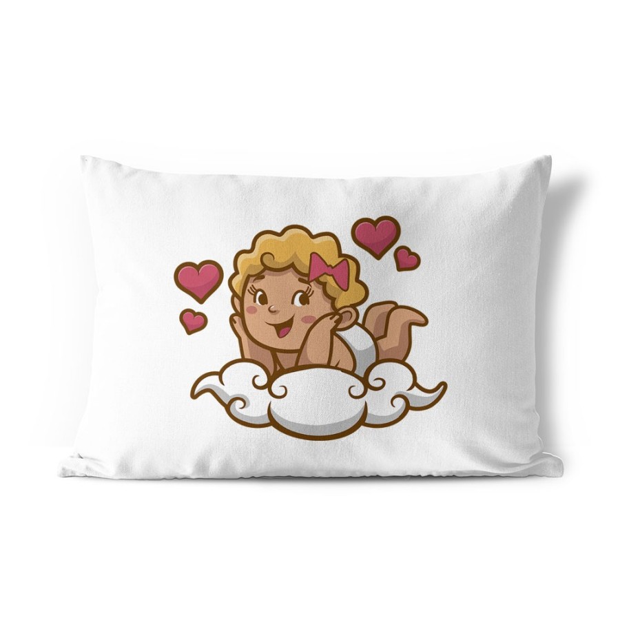 Federa personalizzabile con nome angioletto innamorato Love