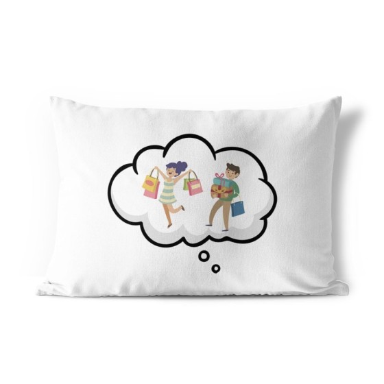Federa personalizzabile con nome sognando lo shopping Love