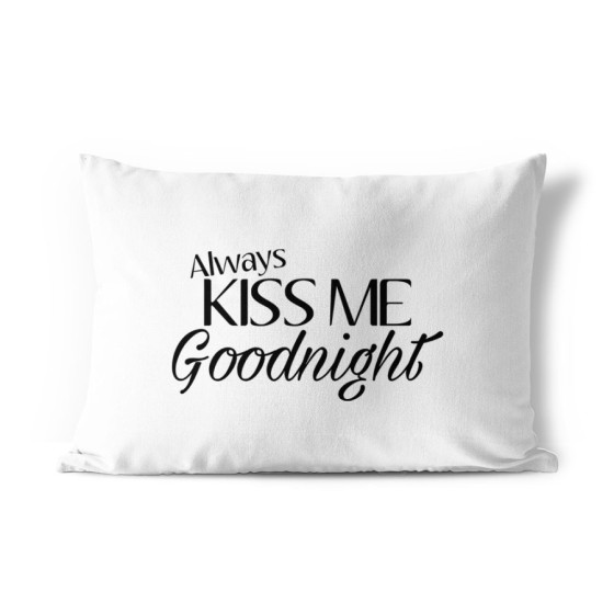 Federa personalizzabile con nome always kiss me good night Love