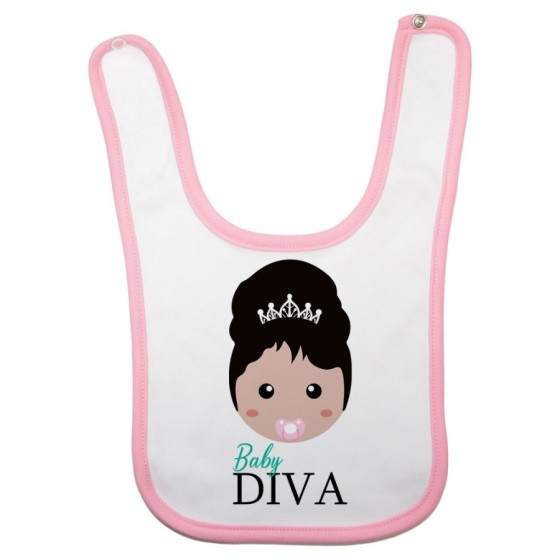 Bavaglino neonato baby diva Per la famiglia