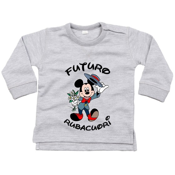 Felpa neonato futuro rubacuori con topolino Cartoon